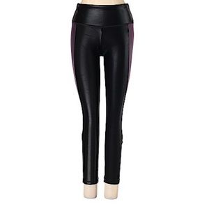 Faux leather leggings